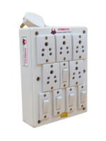 indrico 5 way extension board with individual switch