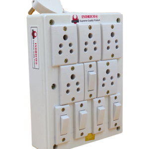 indrico 5 way extension board with individual switch